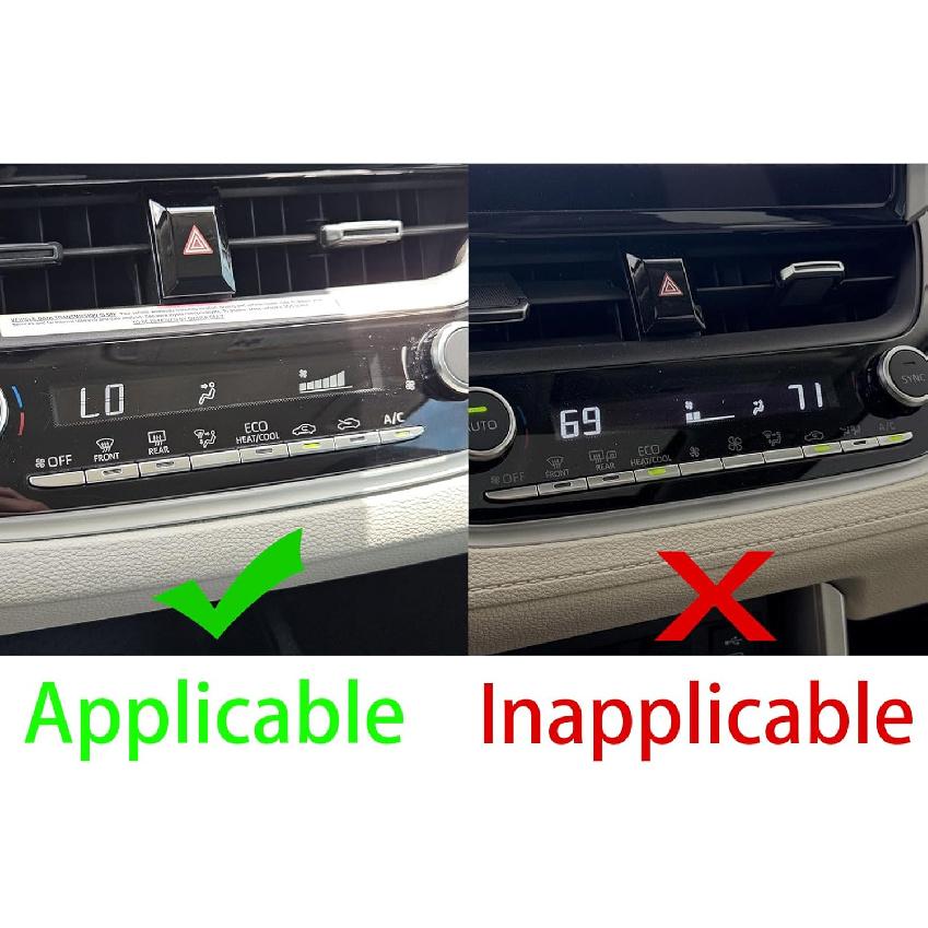 NVCNX Real Premium Carbon Fiber for Toyota Corolla & Cross -2026    2024 2025 Hybrid Hatchback L LE XLE SE XSE FX Dash Dashboard Panel Cover Interior