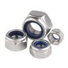 Galvanized Hexagon Self-Locking Nut, Anti-Loosening and Anti-Slip, Grades 4.8, Sizes M2-M5