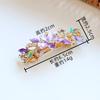 Korean Colored Wreath, Headgear, Hairpin, Female High-End Hairpin, Dopamine Back Of Head, Ponytail Hairpin, Hair Accessory.