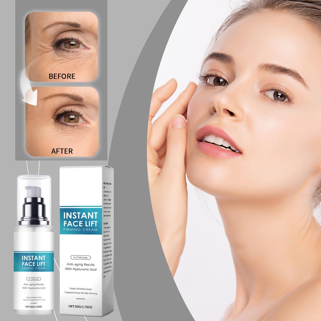 Hyaluronic Firming And Moisturizing Cream Deeply Nourishes, Reduces Fine Lines And Improves Sagging Problems.