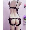 Sexy Erotische Offene Brust Offener Schritt Lenceria Mesh Spitze Unterwäsche Frauen Intime Dessous Schrittloser Body Sexy Kostüme