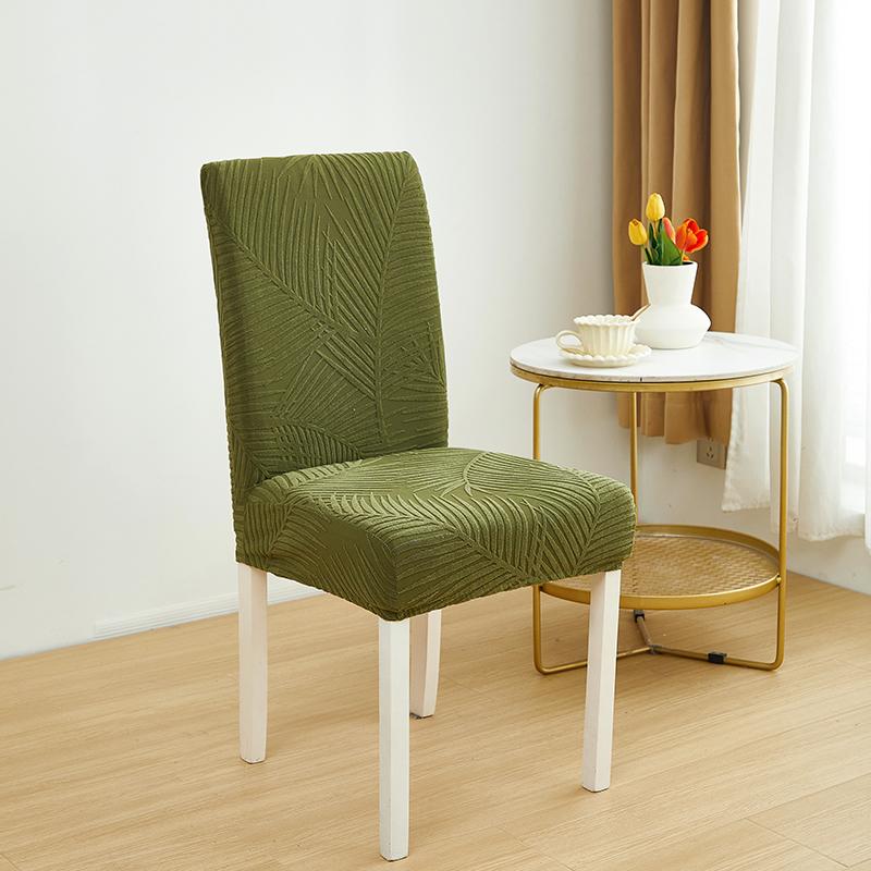 Waterproof Jacquard Dining Chair Covers, Chair Covers For Dining Room Stretch Kitchen Chair Protector Cover, Removable, Washable