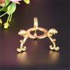 Classical Crystal Balls Stand Compact Space Saving Design Durable Corrosion Resistant Round Display Stand