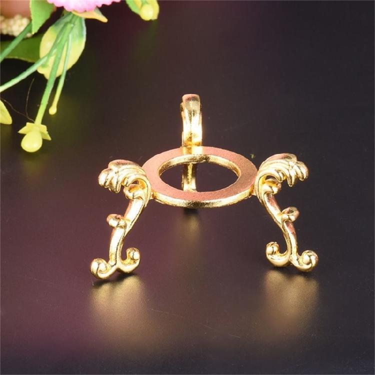 Classical Crystal Balls Stand Compact Space Saving Design Durable Corrosion Resistant Round Display Stand