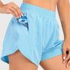 Neue atmungsaktive lockere Anti-Licht Yoga-Shorts Outdoor Freizeit Laufen Sportshorts Damen Fitness Hotpants