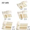 10 Sets of 2 8mm Car Connector for Wiring Connections Easy To Use