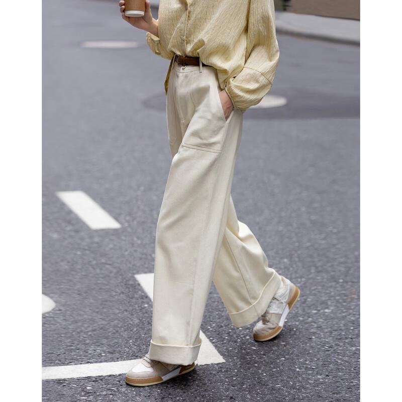 

Demana Cloud-Feel Cotton Relaxed Fit Commuter Pants M