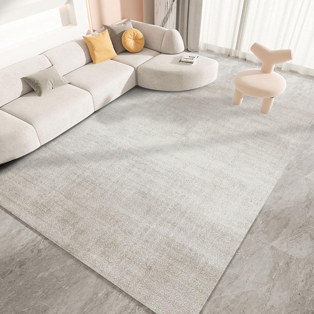 Minimalist Grey-gold Color Gradation Large Rug Living Room Coffee Table Rug Simple Rugs Bedroom Decor Dirt Resistance Floor Mat