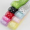 1''25mm Bilateral Organza Printing Polka Dots Ribbon Handmade Hair Bow Party Christmas Wedding Decor DIY Sewing Fabric 1 Yard