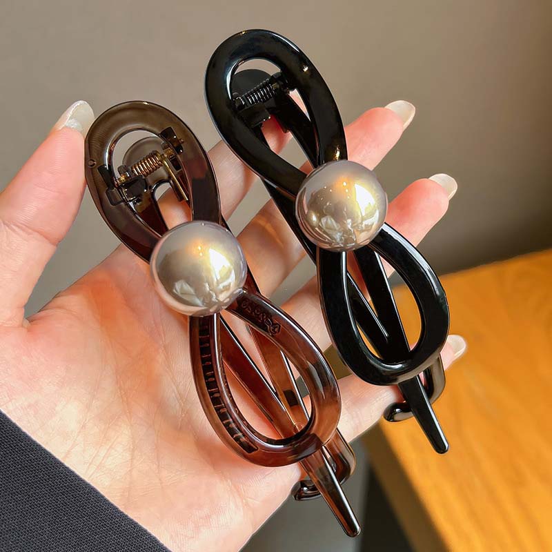 Elegante Damen Haarspangen Gedrehte Ausgehöhlte Haiklammern Rutschfest Pferdeschwanz Twist Haarnadel Mädchen Koreanische Haaraccessoires Geschenk