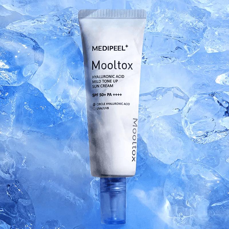 MEDI-PEEL Crème Solaire Hyaluronique Mooltox Mild Tone Up SPF 50+ PA++++ 50g