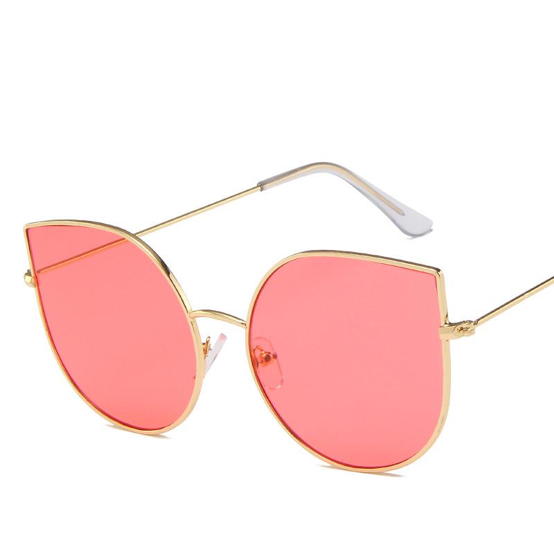RMM brand Sexy large Vintage Cat Eye Sunglasses Women Red Black Sun Glasses Female Ladies Cat eyes Sunglasses  Retro Glasses