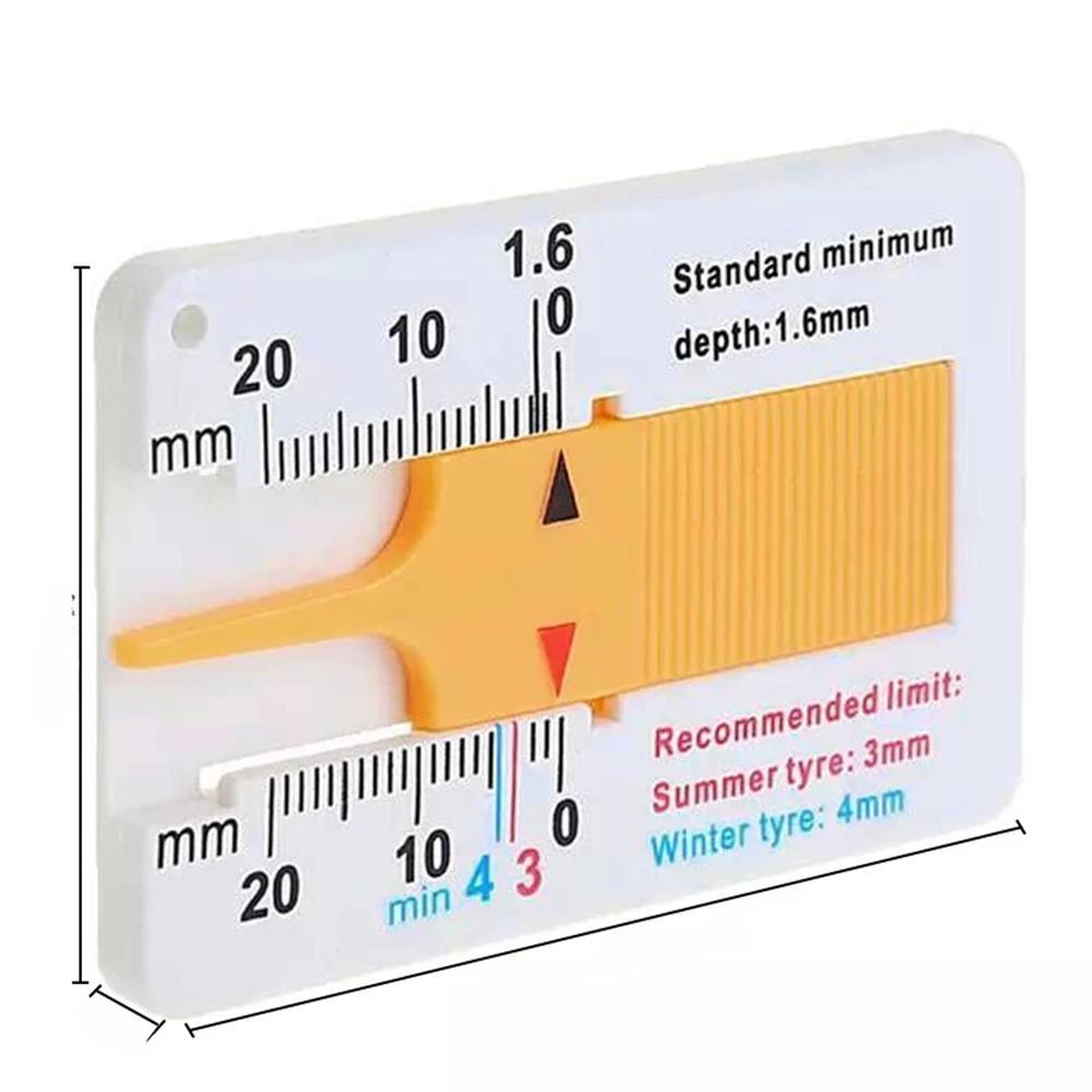 1Pc Measure Tool Measrement Supplies 0-20mm Indicator Metalworking Auto Car Tyre Read Depthometer Depth Motorcycle