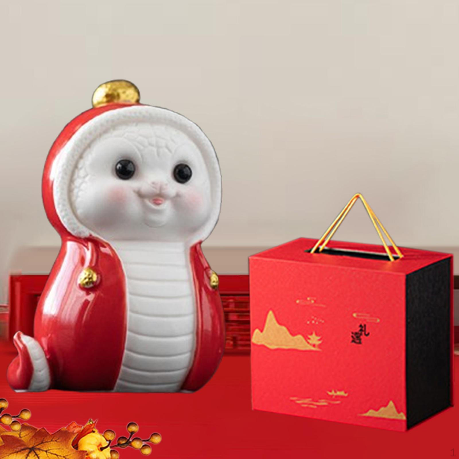 

Весенний фестиваль керамическая статуя змеи полка украшения прекрасная декоративная маленькая скульптура для Style D