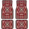 Car Floor Mats Set Of 4, Oriental Turkish Persian Carpet Front And Back Rug Mats Decorative Universal For Cars SUV Trucks Vans