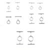 Fashion Fashion Stainless Steel OT Buckle Titanium Steel DIY Buckle Bracelet Necklace Accessories