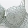 Underkläder Dam Tunn Spets Mjuk Stålring Anti Hängande Samlande Justerbar Bröstform Rak BH