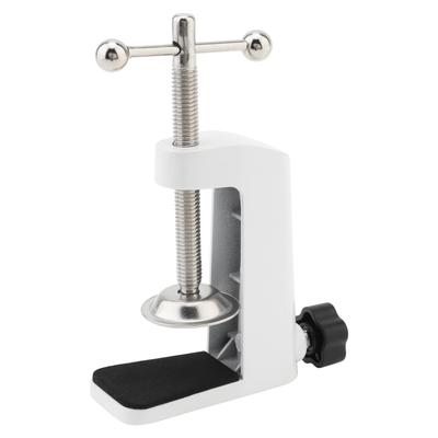 Pince de Table en Alliage d'Aluminium, Avec une Vis de Positionnement Réglable, Convient pour un Support de Microphone à Bras Articulé et d'Autres Accessoires Audio