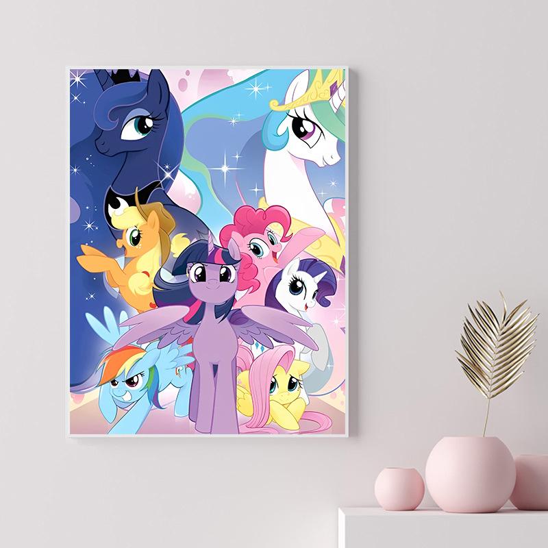 40X50Cm Diamond Painting Large Size Diamond Sticker Bedroom Living Room Decorative Painting With Photo Frame