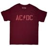 AC/DC Unisex Adult EU Tour Â´25 Logo T-Shirt