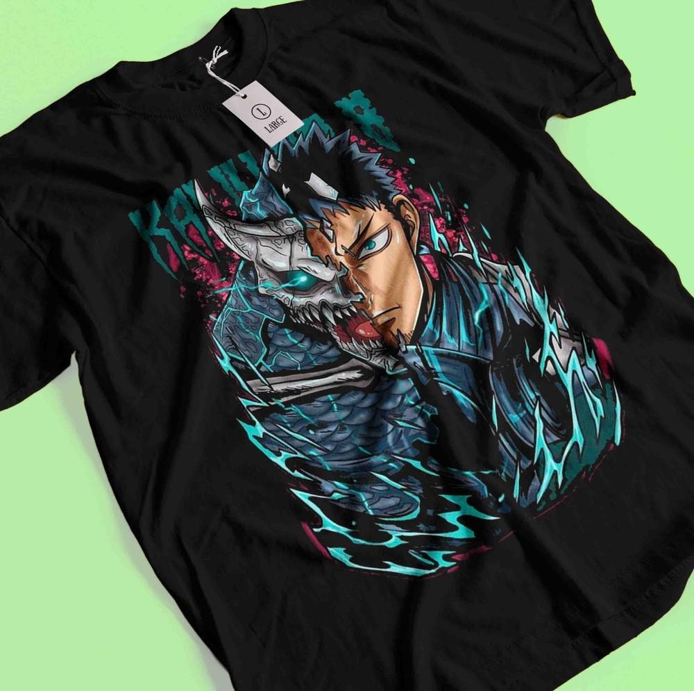 

Kaiju No 8 Tshirt Kafka Hibino Shirt Mina Ashiro T-Shirt Gen Narumi Tee Soshiro 4XL