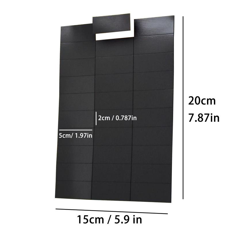 1Set, Adhesive Backed Magnetic Sheet Multifunctional Multi-Scene Magnetic Stickers, Can Be Used As Refrigerator Stickers