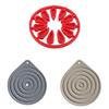 Silicone Heat Resistant Coaster Set For Kitchen And Dining Room Use