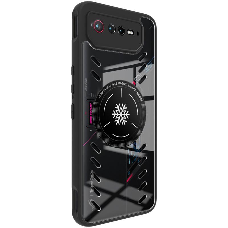 Seria IMAK UX-9A pentru Asus ROG Phone 6 5G/6 Pro 5G Husă Transparentă PC+TPU Disipare Căldură Carcasă Telefon