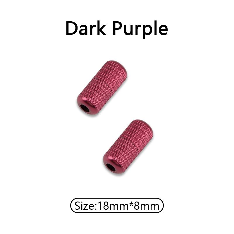 1 Pair Aluminum Capsules Lock Shoelaces Sneakers Buckle Metal No Tie Shoe Laces Colorful Lock Buckle Kits Shoelace Accessories
