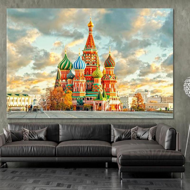 

Современный постер «Красная площадь в Москве», холст, живопись, настенные постеры и принты, Россия, настенное искусство, домашний декор, фотографии для гостиной 20*40cm