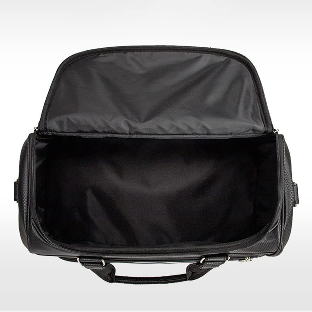 PlayEagle Golf Boston Bag Dvouvrstvá Golfová Taška Tote PU Kůže 2WAY Taška přes Rameno s Kapsou na Boty s Ramenním Popruhem Vodotěsná Velká Kapacita Gym Cestování