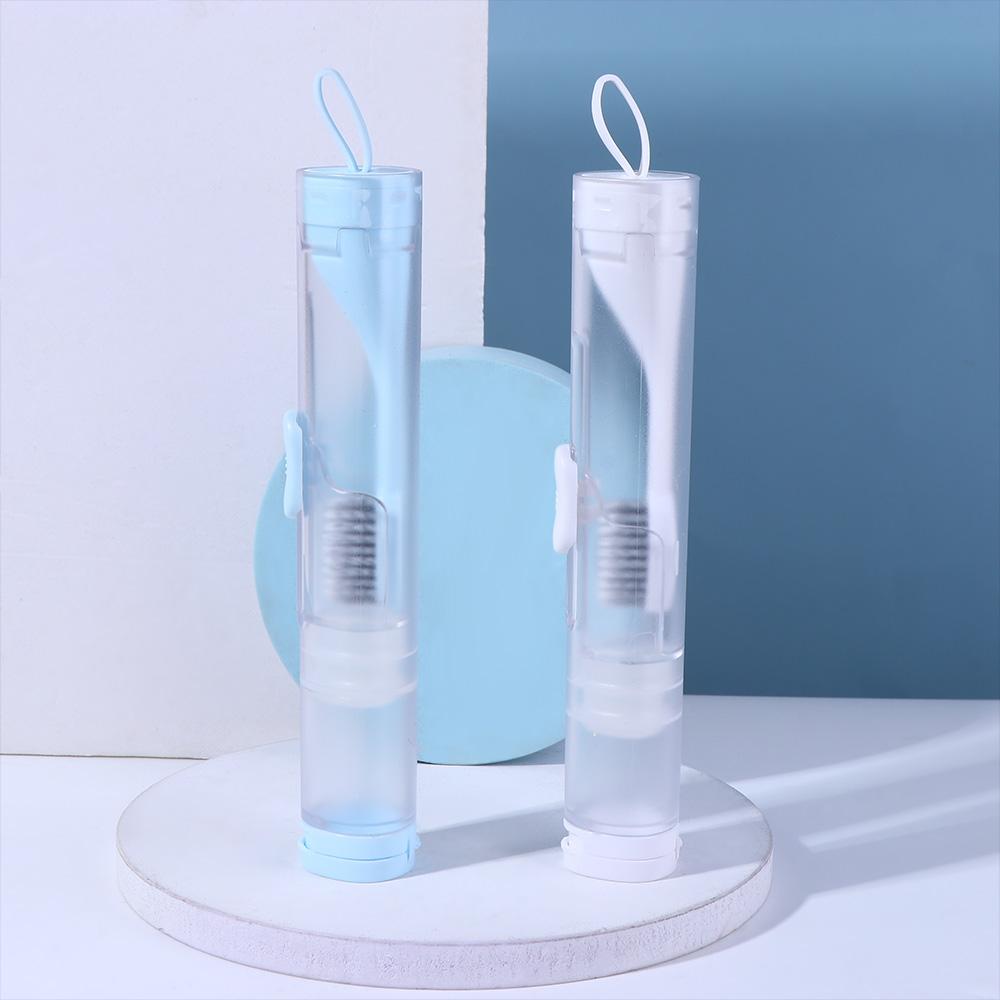 Creative Camping Plastic Toothbrush Set Tooth Clean Tools Folding Toothbrush Toothpaste Storage Kit