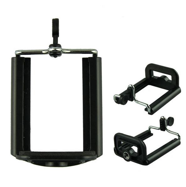 Universal Mobile Phone Cellphone Clip Clamp Holder Stand U Slot Mount Self-Timer Bracket Phone Rack