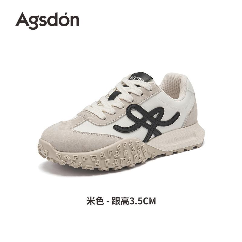 Augustine yellow German training shoes women's 2025 new autumn retro ballet style platform Forrest Gump sports and leisure shoes