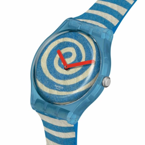 Swatch BOURGEOIS'S SPIRALS SUOZ364 Blue Watch