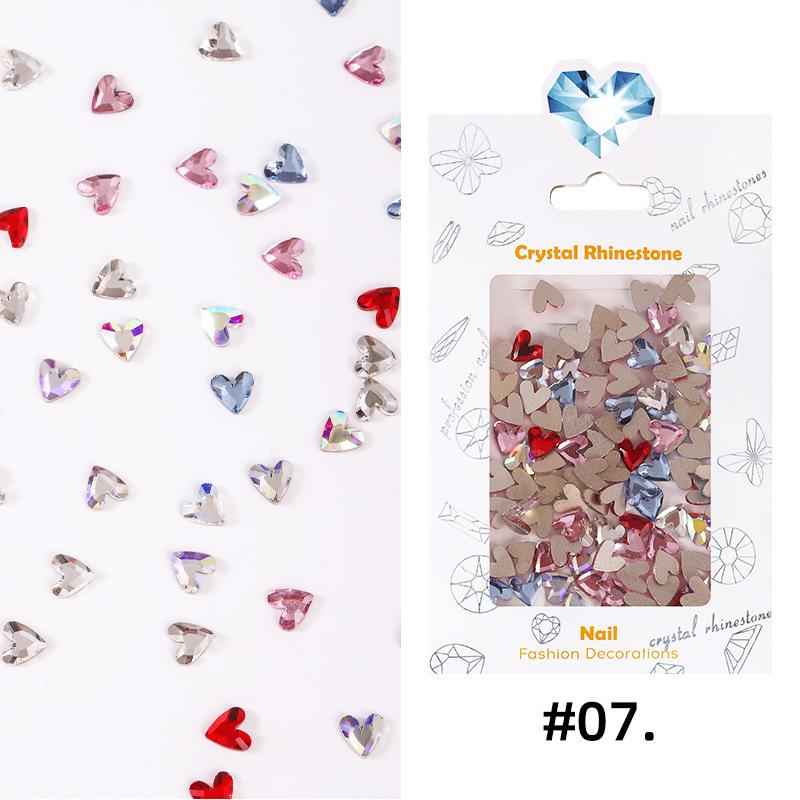 

Нейл-арт, бриллиант особой формы, разноцветный, небольшого размера, бабочка, конский глаз, плоскодонный бриллиант, около 100 штук