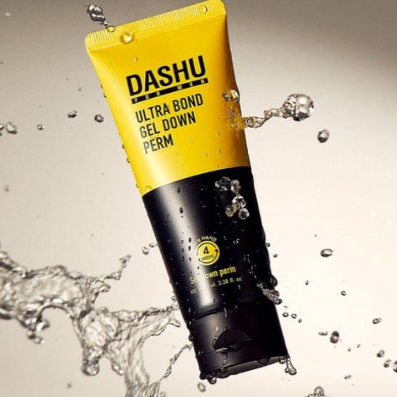 Set Permanente Base Gel Ultra Strong DASHU per Uomini Capelli Grossi Tenuta Forte Controllo Capelli Laterali 100ml