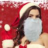 Beard Mouth Cover Christmas Decorative Mouth Guard Cotton Polyester Cosplay Beard Ornament