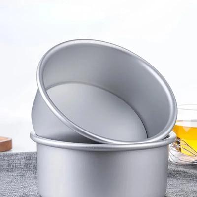 4/6/8/10 Zoll Erhöhender Kuchenform Aluminium Runde Käseform Backform Kuchenschablone Backform Backwerkzeug