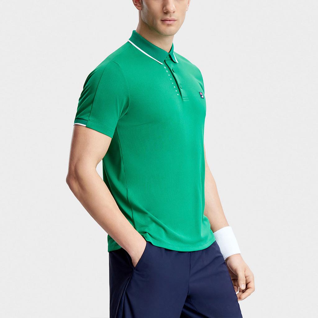 New FILA Polo Shirt Men's Ethereal Grass Green A11M333103F-GN
