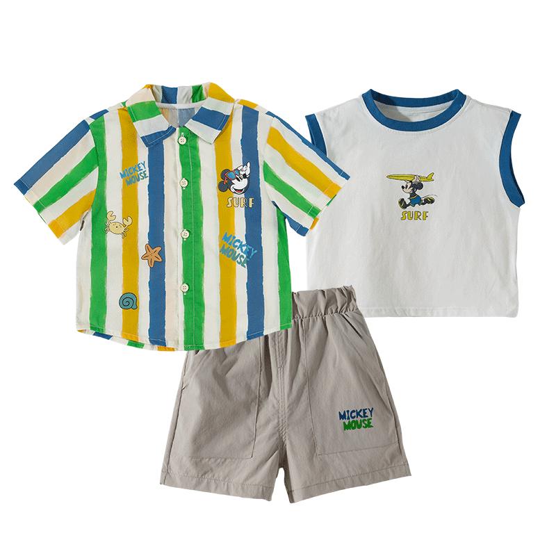

Disney Mickey Boys Summer 3-Piece Outfit 90/52