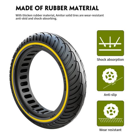 Kolo pro elektrickou koloběžku Přední zadní plástvová pneumatika Odolná proti opotřebení Neklouzavá elektrická koloběžka Náhradní kolo pro Xiao Mi