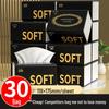 300 Sheets Facial Tissue Pack - 30 Large Packs of Wood Pulp Napkins and Hand Wipes