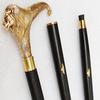 Vintage Lion Head Walking Stick Solid Brass Handle Wooden Cane Handmade Antique Collectible Giftb