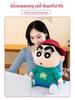 Shin-chan Plush Toy & Cute Casual Sweatshirt: Anime-Inspired Birthday Gift & Sleeping Pillow for Kids