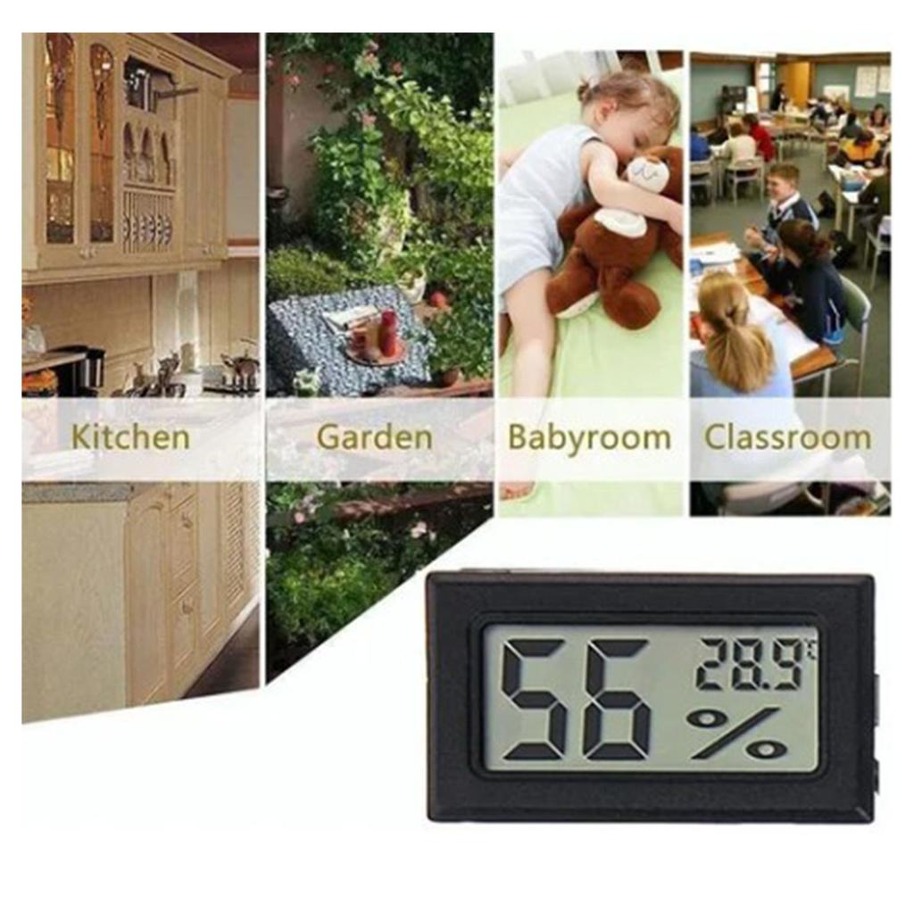 Digital Display Thermometer Black ABS Accurate Anti Impact Electronic Water Temperature Meter