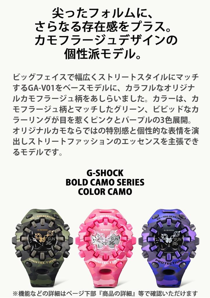 Orologio Rosa [Casio] G-Shock GA-V01CMG-4AJF da Uomo