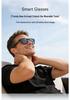 X01 Smart Glasses: 8MP Camera, 6-Axis Gyro, Image Stabilization, 1200P Video, AI Translation, Charging Case