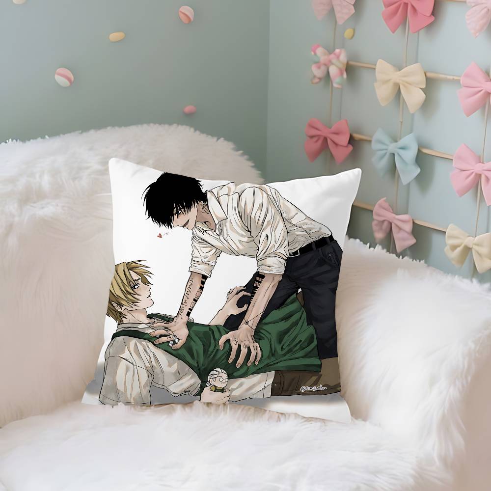 Nagumo And Shin Case Plush Fabric Soft Pillowcase Double Sided Print Cushion Cover Household Gifts