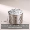 Loose Leaf Tea Infuser Reusable with Chain Food-Safe for Kitchen